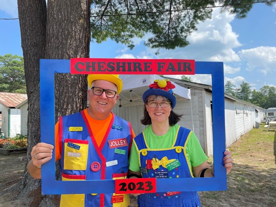 Lewy and his wife at Cheshire Fair 2023